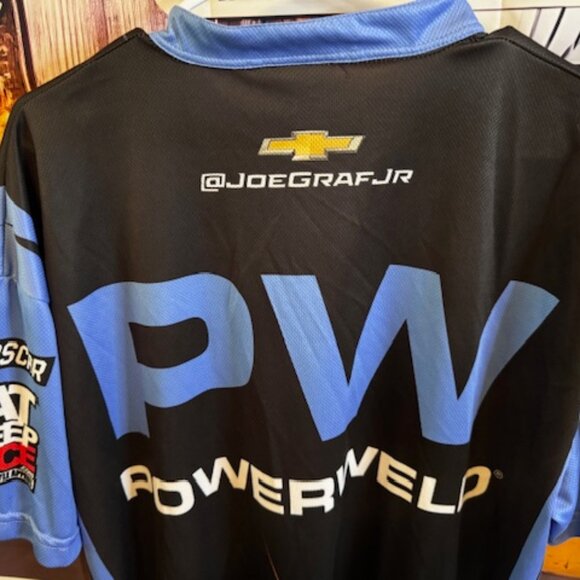 Joe Graf Jr SS-Green Light Racing Mens Pit Crew Shirt Size XL - Picture 6 of 8